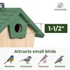 Kingsyard Blue Bird House for Outside - Cedar Wood Nesting