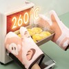 1 Pair Kitchen Oven Glove Excellent Insulation Anti Slip Thickened