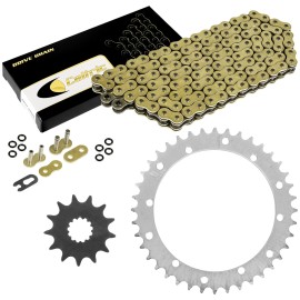 Yamaha Gold O-Ring Drive Chain & Sprockets Kit for Yamaha Raptor 660 YFM660R 2001-2005