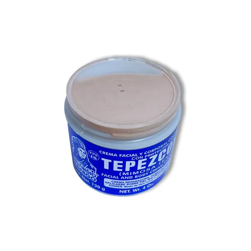4 Crema De Tepezcohuite Día 60gr Indio Papago Aclarante Fps