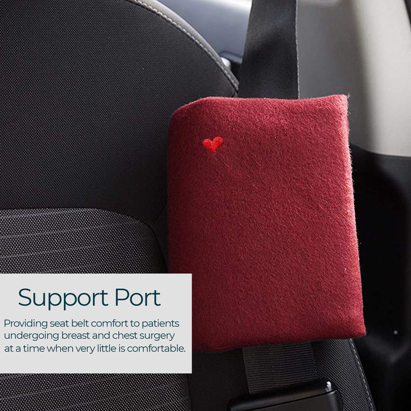 The Breast & Chest Buddy Port Support - Seatbelt Pads