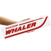 2Pc Boston Whaler Stickers Decal Boat Outboard Motor Fit for