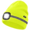 ATNKE LED Lighted Beanie Hat,USB Rechargeable 4 LED Run Headlamp