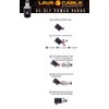Lava Cable Tightrope DC Right Angle Plug For Tightrope Cable