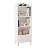 ZJMTOCYU Versatile Kids 4-Tier Bookcase for Toy and Book Organization,