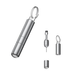 SIM Card Release Pin Eject Pin SIM Card Removal Tool & Cleaning Brush 2 in 1 Durable Anti-Lost Lightweight Easy to Carry Replacement Part Fits Most Smartphones SIM Slot with Keychain