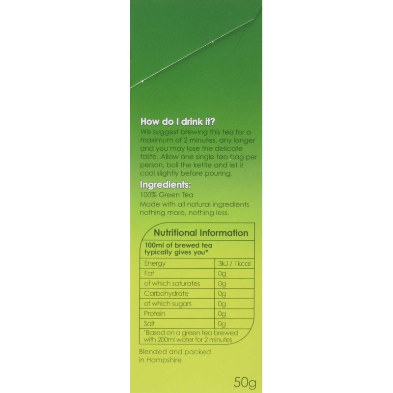 Twinings Pure Green Tea Bag, 20g (Pack of 20)