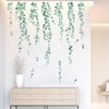decalmile Hanging Vines Wall Decals String of Pearls Green Eucalyptus