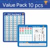 Dinggaogao10 Packs Number Line Whiteboards Cards, 9” x 12”Double Sided