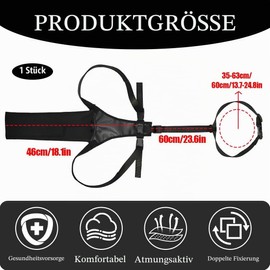 Dog Tail Protection, Dog Harness with Protective Cover for Tail Ends, Dog Tail Protection for Medium and Large Dogs, Tail Wound Protection for Pets and Animals