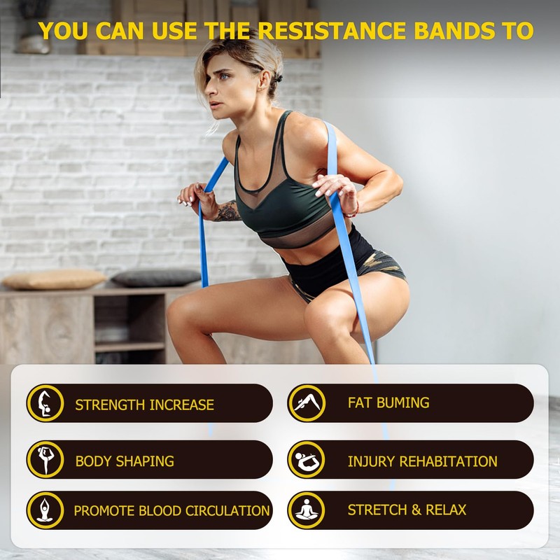 Pull Up Bands, Resistance Bands, Pull Up Assistance Band Exercise