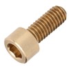 50Pcs Cap Hex Socket Screw Copper Fastener Hardware Tools Industrial