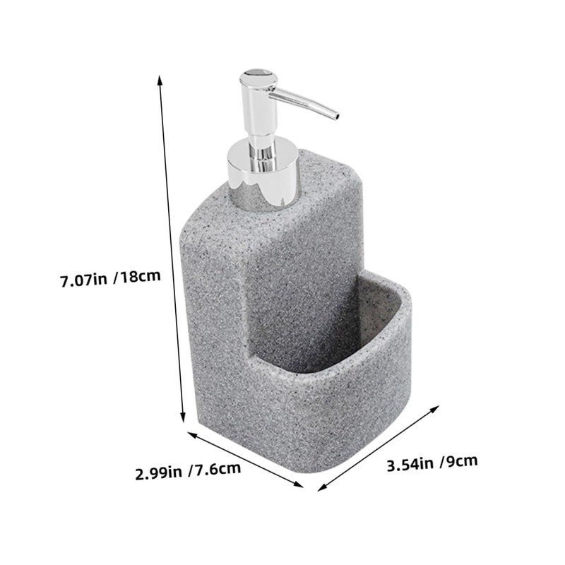 MAGICLULU Kitchen Soap Dispenser Sponge 1 Dish Soap Dispenser Pump