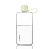 ALLKELR Portable Flat Water Bottle,BPA Free Reusable Tritan Plastic Travel