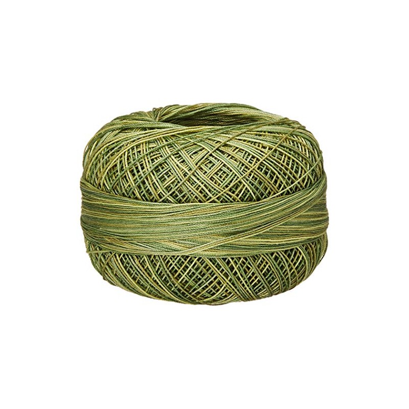 Lizbeth Size 80 HH80138 Cotton Thread, Leafy Greens