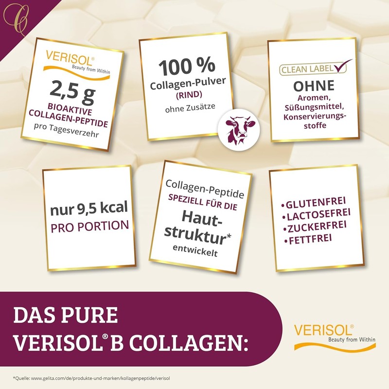 Cellufine® Premium Verisol Collagen Powder 300 g, Beauty Collagen Powder