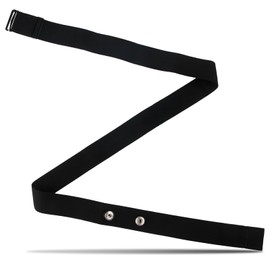 Adjustable Ant+ & Bluetooth Cardio Belt Replacement Belt Elastic Chest Strap Compatible with Garmin Wahoo, Polar H10 H9, Coospo, Magene, Bryton, Livlov