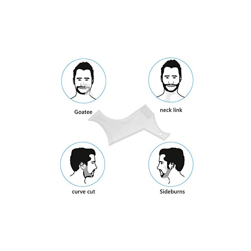 Ahier Herramientas de modelado de barba, 5 en 1, set
