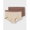 NAME IT Girls Boxer Shorts, Peyote