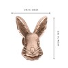 DOITOOL 2pcs Rabbit Drawer Knobs Furniture Accessory Bunny Door Knobs