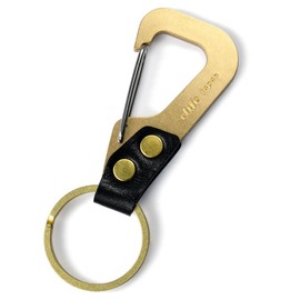 clife GRASP Cliff Keyholder Key Ring Genuine Leather CF-101, Black