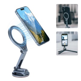 Ulanzi F38 Smartphone Holder, Compatible with Magsafe, Smartphone Tripod Mount, Angle Adjustment, Smartphone Tripod Adapter, 1/4 Screw Hole, Magnetic Car Holder, 2.4 oz (67.6 g), Lightweight,