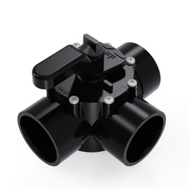 HYDROVOS 2 Inch 3-Way Diverter Valve for Pools and Spas, CPVC Positive Seal Non-Lube Replacement Valve for Swimming Pool