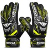 GRIPKNOX Goalie Gloves for Boys (Fluroscent Yellow, 6)