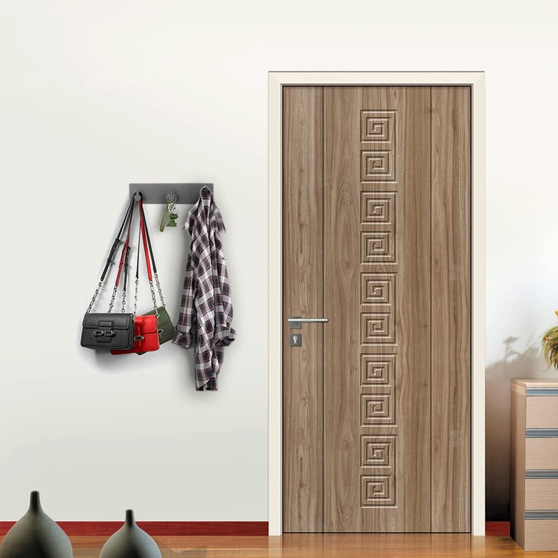 VIRFIN Key Holder for Wall with 2 Self-Adhesive Tapes, No