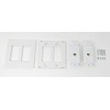 RiteAV - 2 Port Cat6 Ethernet White - Dual Gang