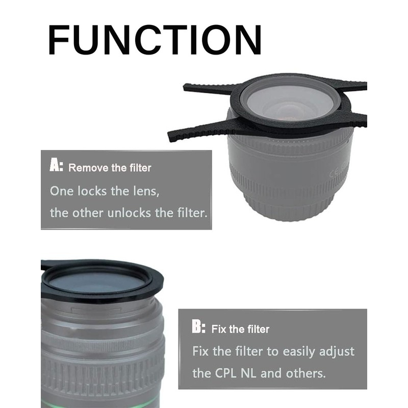 LEEQBCR 4 Pieces Filter Key, Camera Lens Filter Key, Filter
