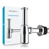 Bächlein Universal cup siphon for washbasins, odour trap with cleaning