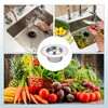 sourcing map 2Pcs Kitchen Sink Drain, Stainless Steel Kitchen Sink