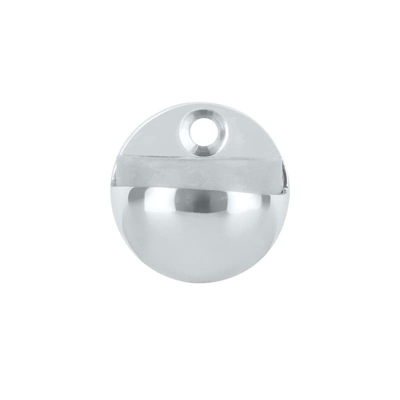 Romak 378360 Half Moon Metal Door Stop, 25 mm Size,