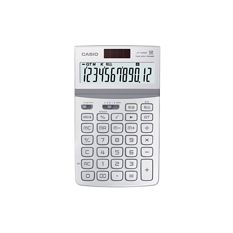 CASIO JF - Z200 Design Calculator, Just Type, 12 Digit