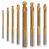 Rocaris 8 Pack Titanium Coated HSS Twist Drill Bits, 3-10mm