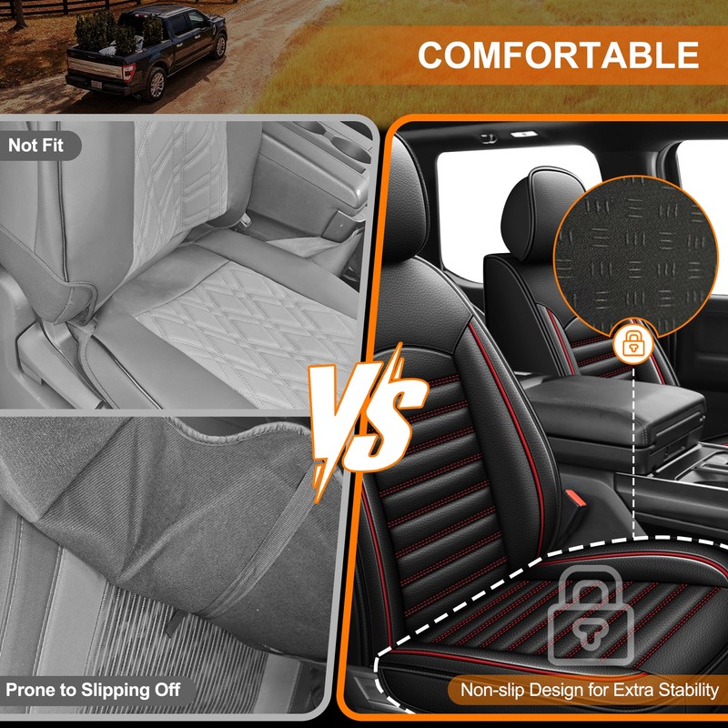 for Ford F150 Seat Covers 2009-2024 2025 2026 F250 F350