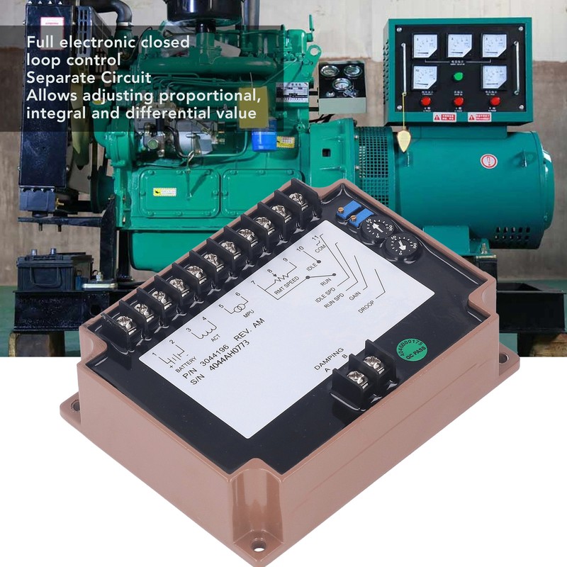 Generator Speed Controller Electronic Engine Governor Slow Start Idle Control