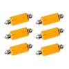 AKF Set of 6 Festoon Bulbs 6 V 18 W