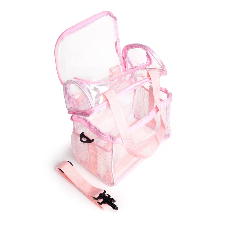 Transparent Lunch bag, stadium-approved, Heavy Duty, Large Lunch Tote for