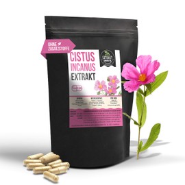 Cistrose/Cistus Incanus 10:1 Extract Capsules 400 mg without Additives Laboratory Tested 120