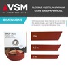 VSM 1" x 50yd (150'), 220 Grit (Very Fine) Aluminum