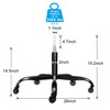 Frassie 28 Inch Office Chair Metal Base Replacement Heavy Duty