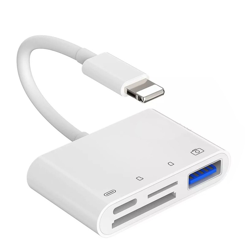 Memory Card Adapter with Charging Port Plug and Play 14