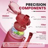 AOPREL Leakproof Water Bottle 1L/650ML with Time Marker, BPA-Free Tritan
