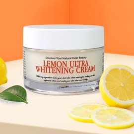 Chamos Agassi Lemon Ultra Whitening Cream Fruit Moisturizing Cream 50ml x 1 / 차모스 아가시 레몬 울트라 화이트닝 크림 과일 수분크림 50ml 1개