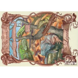 Guinea miniature sheet 2228 (complete. issue) unmounted mint/never hinged ** MNH 2013 Eidechsen (Stamps for collectors) Amphibians/reptiles/dinosaurs