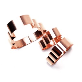 3 4 and 5 inch Snowmen Set Simple Snowman Family Copper Cookie Cutters