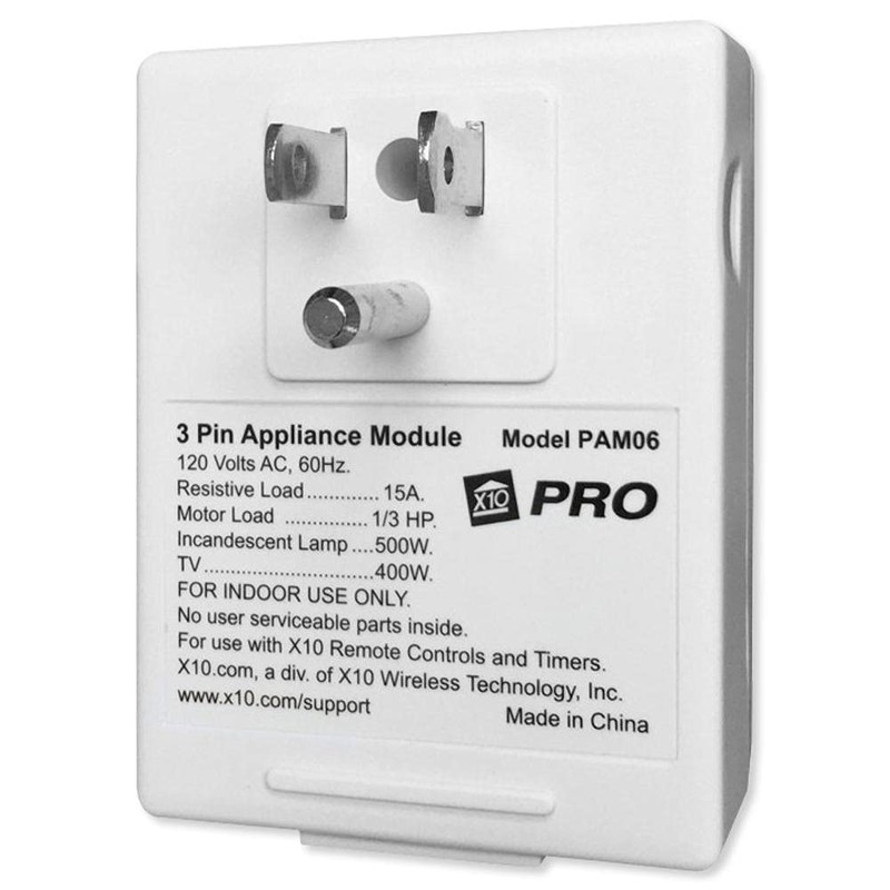 X10 PAM06 Appliance Module, 3-Prong with AGC