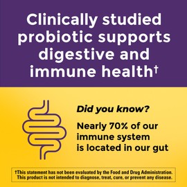 Nature Made Probiotic Capsules 1 Billion CFU from Live Cultures, Probiotics for Women and Men for Immune & Digestive Support, 30 Capsules, 30 Day Supply